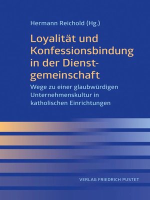 cover image of Loyalität und Konfessionsbindung in der Dienstgemeinschaft